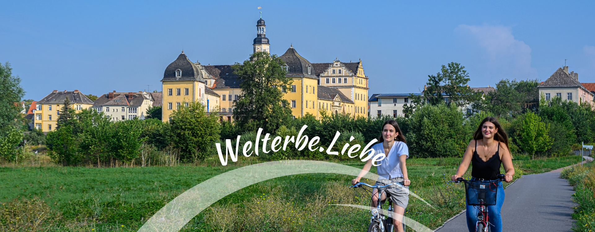 Welterbe.Liebe - Radfahrer in Coswig (Anhalt)