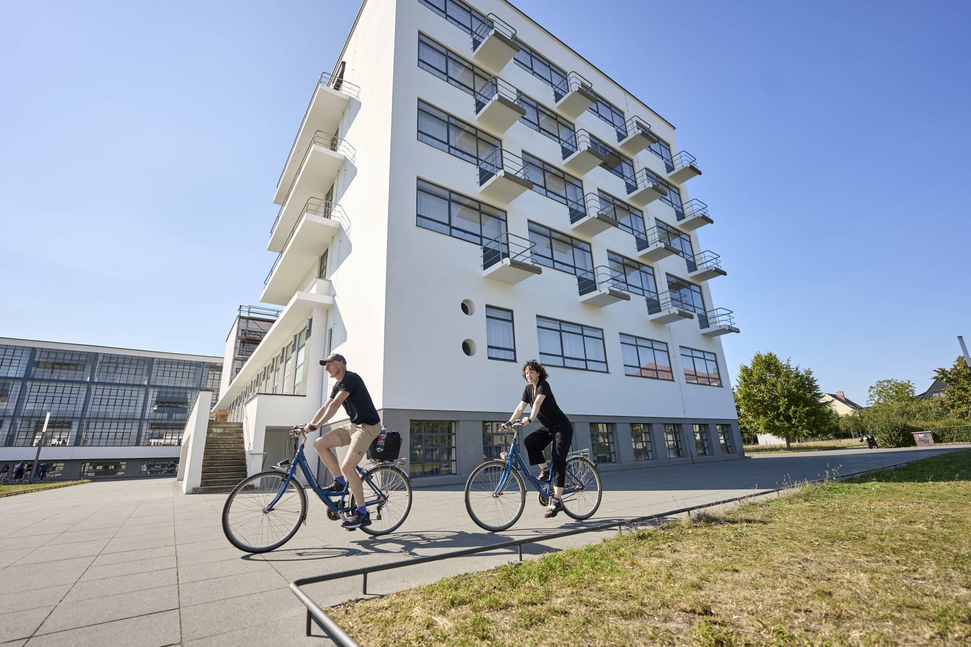 Radtour, Bauhausgeb&auml;ude, Dessau-Ro&szlig;lau