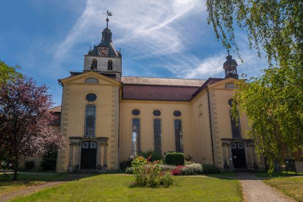 Blick auf die Kirche St. Aegidien